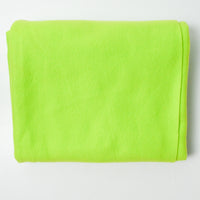Neon Green Fleece Fabric - 41" x 46"