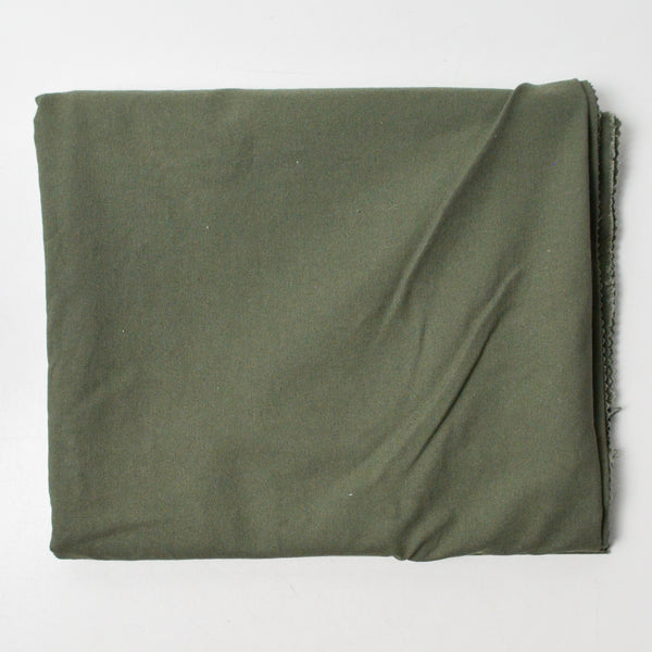 Olive Green Twill-Woven Fabric - 45" x 60"
