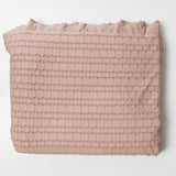Mauve Textured Stretch Knit Fabric - 64" x 72"