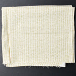 Beige + White Chinese/Japanese Character Print Quilting Weight Woven Fabric - 38" x 44"