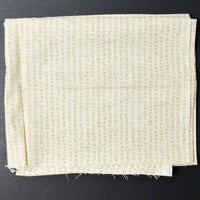 Beige + White Chinese/Japanese Character Print Quilting Weight Woven Fabric - 38" x 44"