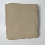 Light Gray-Brown Brushed Twill Thick Woven Fabric - 60" x 120"