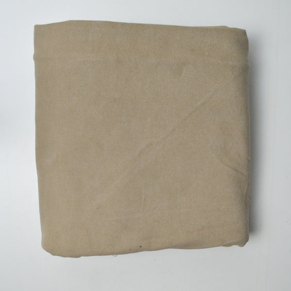 Light Gray-Brown Brushed Twill Thick Woven Fabric - 60" x 120"