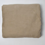 Light Gray-Brown Brushed Twill Thick Woven Fabric - 60" x 88"