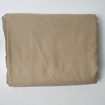 Light Gray-Brown Brushed Twill Thick Woven Fabric - 60" x 104"