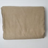 Light Gray-Brown Brushed Twill Thick Woven Fabric - 60" x 104"