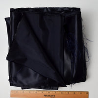 Black Heavy Satin Fabric - 60" x 208"