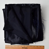 Black Heavy Satin Fabric - 60" x 208"