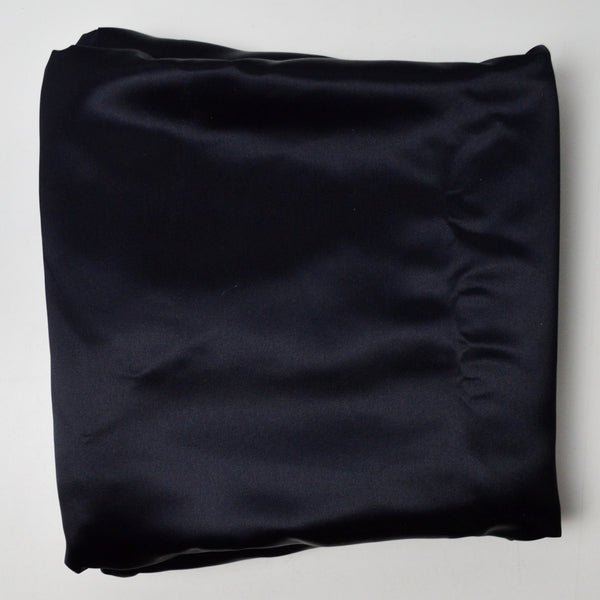 Black Heavy Satin Fabric - 60" x 208"