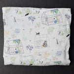 Greenhouse + Cat Print Joann Pop! Cotton Blend Knit Fabric - 66" x 68"