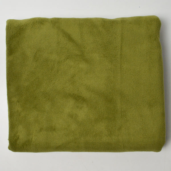 Green Fleece Fabric - 30" x 70"