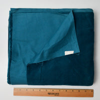 Dark Teal Corduroy Fabric - 44" x 70"