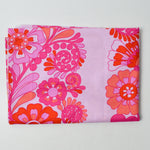 Pink + Red Large Floral Quilting Cotton Fabric - 44" x 62"