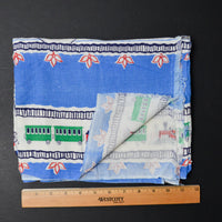 Vintage Transportation Print Woven Fabric - 36" x 44"
