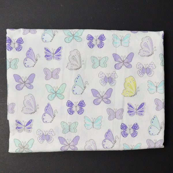 Butterfly Print Flat Sheet - 66" x 96"