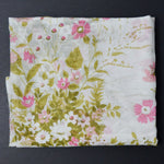 Pink + White Sheer Floral Curtain - 38" x 56"