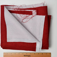 Red Woven Upholstery Fabric - 56" x 60"