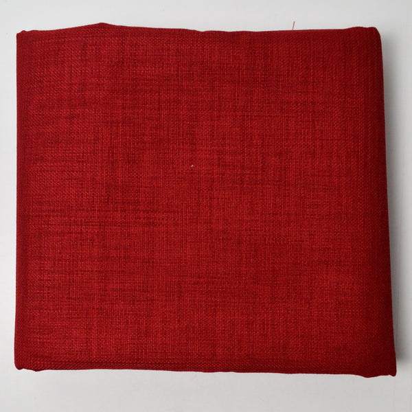 Red Woven Upholstery Fabric - 56" x 60"