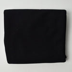 Black Polyester Double Knit Fabric - 56" x 56"