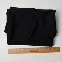 Black Polyester Double Knit Fabric - 56" x 56"