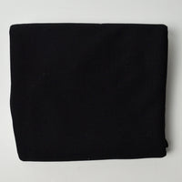 Black Polyester Double Knit Fabric - 56" x 56"