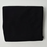 Black Polyester Double Knit Fabric - 56" x 56"