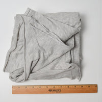 Light Gray Heathered Thin Knit Fabric - 62" x 84"