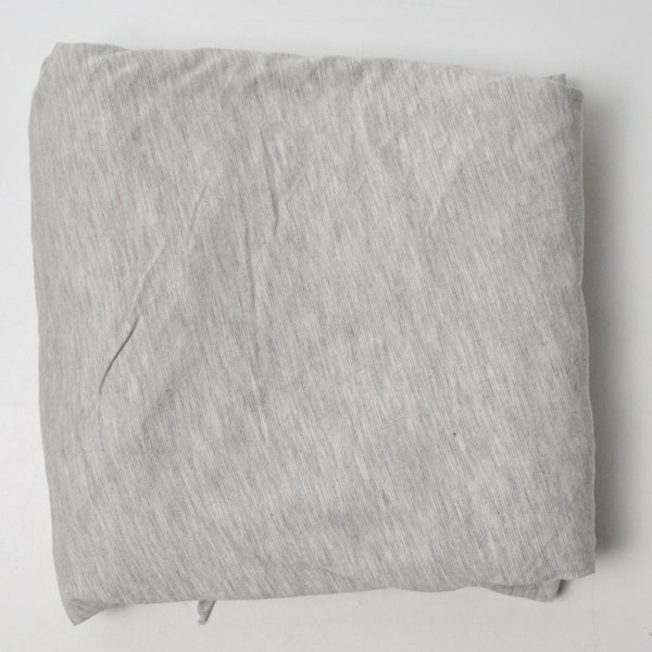 Light Gray Heathered Thin Knit Fabric - 62" x 84"