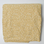 Light Tan Leaf Print Quilting Weight Woven Fabric - 44" x 160"