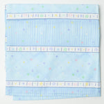 Pastel Stars + Swirls Print Woven Fabric - 36" x 46"