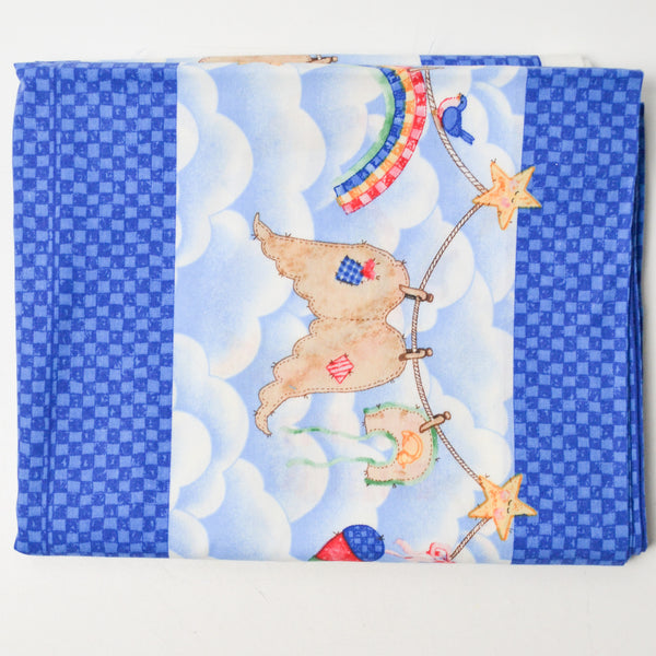 Blue Daisy Kingdom "Nitey Night Nursery Bumper" Cut and Sew Fabric Panel - 44" x 72"