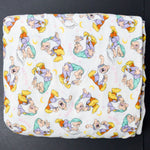 Snow White Sleepy Dwarf Jersey Knit Fabric - 64" x 180"
