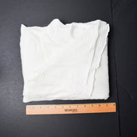 Off-White Rib Knit Fabric - 34" x 64"
