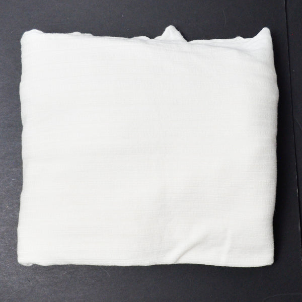 Off-White Rib Knit Fabric - 34" x 64"