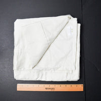 Off-White Satin Weave Flat Sheet - 48" x 62"