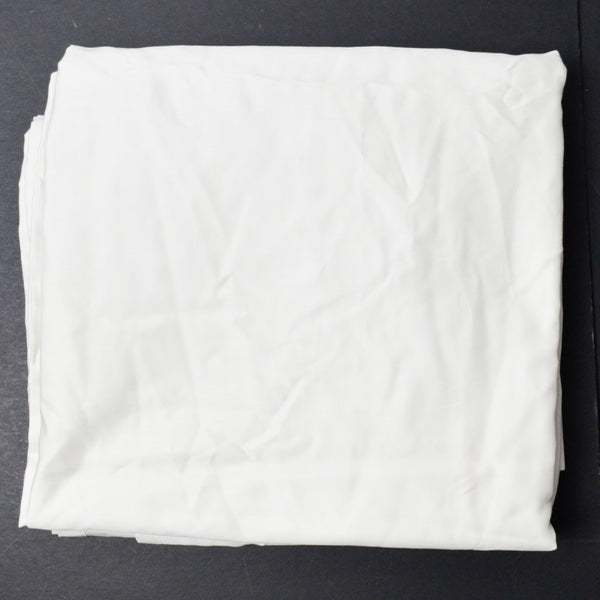 Off-White Satin Weave Flat Sheet - 48" x 62"