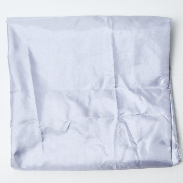 Silver-Gray Lightweight Woven Fabric - 58" x 66"
