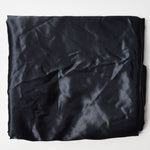 Black Satin Woven Fabric - 56" x 60