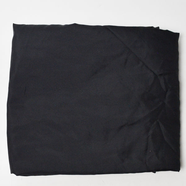 Black Lightweight Woven Polyester Fabric - 60" x 104"