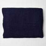 Dark Blue Rib Knit Fabric - 60" x 116"