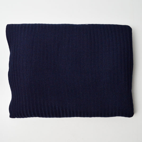 Dark Blue Rib Knit Fabric - 60" x 116"