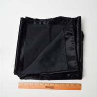 Black Satiny Woven Fabric - 61" x 186"