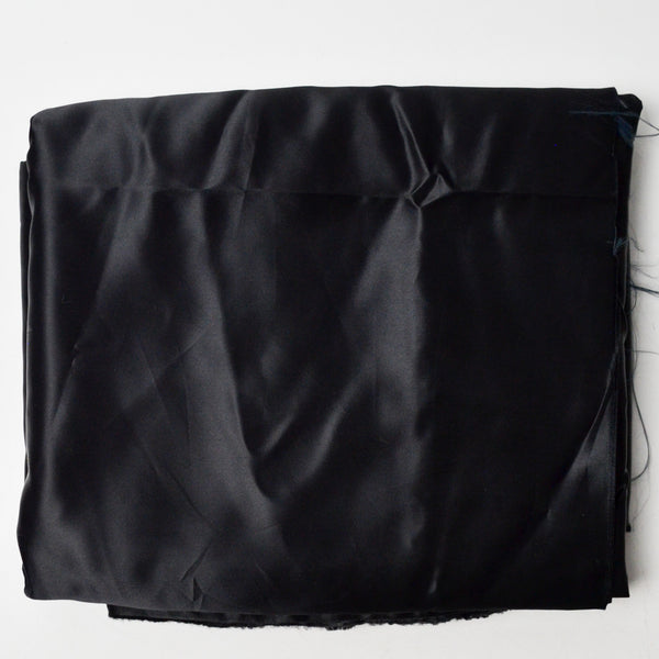 Black Satiny Woven Fabric - 61" x 186"