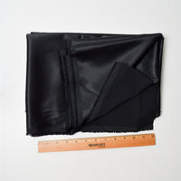 Black Satiny Woven Fabric - 54" x 56"