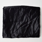 Black Lightweight Satiny Woven Fabric - 61" x 220"