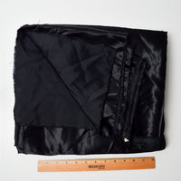 Black Lightweight Satiny Woven Fabric - 61" x 220"