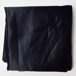 Black Satiny Woven Fabric - 61" x 172"