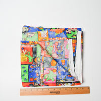 Halloween Teddy Bears Print Quilting Weight Woven Fabric - 58" x 68"