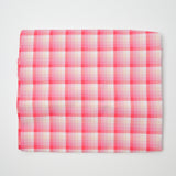 Pink Gradient Check Woven Cotton Fabric - 42" x 64"