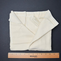 Off-White Soft Lightweight Twill Woven Fabric - 44" x 82"